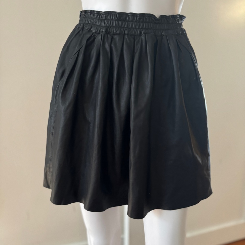 Z&G leather skirt